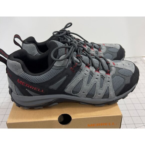 Merrell Accentor 3 Hiking Shoes Leather/Synthetic Men's Sz. 9.5 New Rock/Gray - Picture 3 of 10